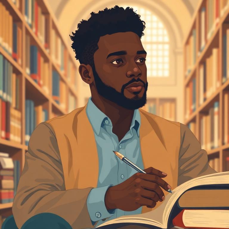 Illustrated portrait of Daniel, 31